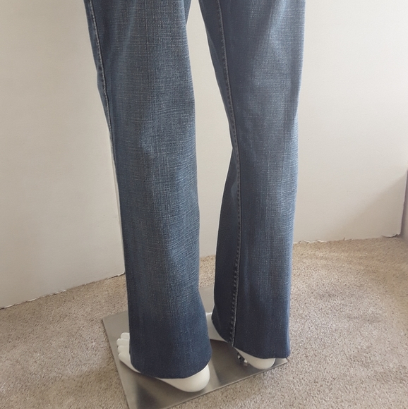 WRANGLE Q-BABY EMBELLISHED POCKETS BOOT CUT JEANS SZ 7/8 X 34 - Picture 7 of 10